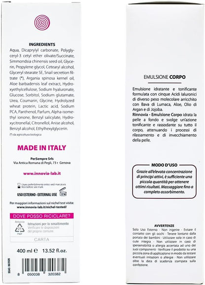 Crema Corpo alla Bava di Lumaca - 400ml