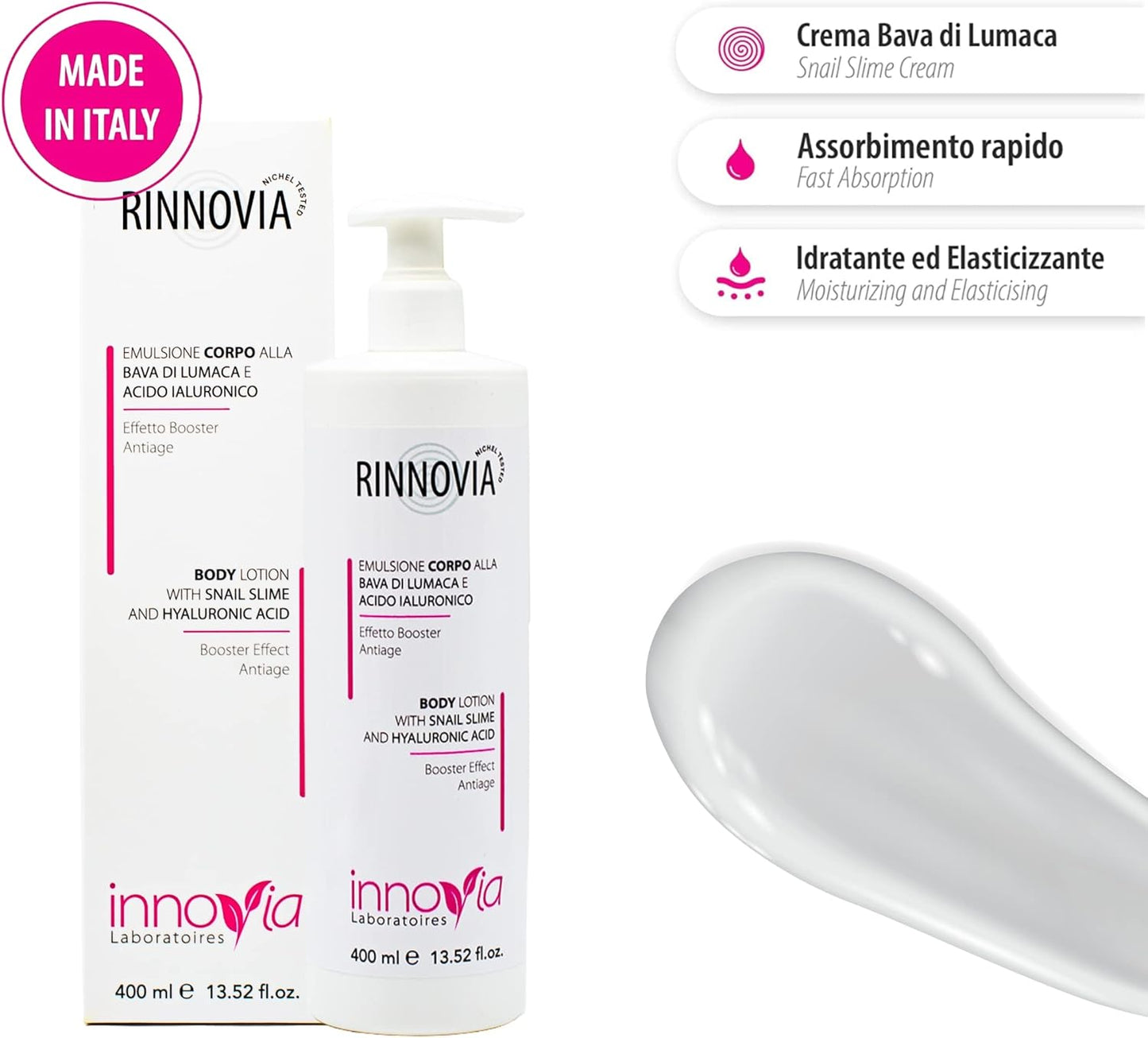 Crema Corpo alla Bava di Lumaca - 400ml