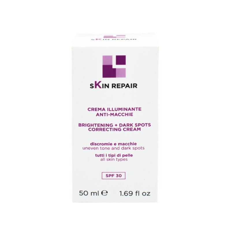 Crema illuminante anti-macchie con filtro solare SPF30  - Skin Repair 50ml